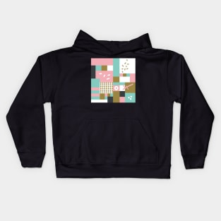 Modern hand draw colorful abstract seamless pattern Kids Hoodie